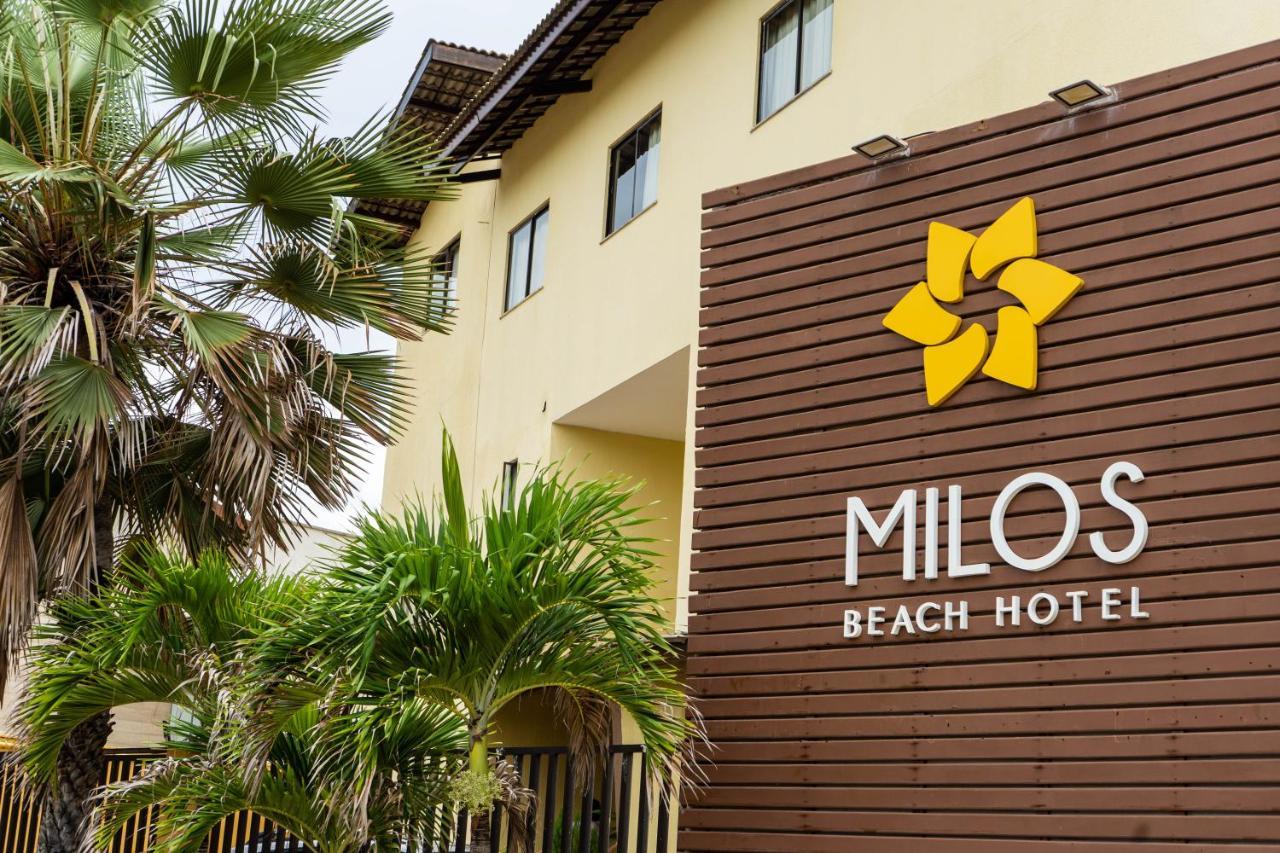Milos Beach Hotel Акирас Экстерьер фото
